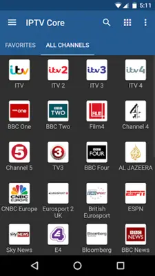 IPTV Core android App screenshot 2